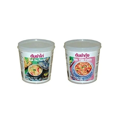 Abbildung von Pamai Pai® Set: 2 x 400g Lobo Pasten Tom Ka und Yum Thai Suppe kochen Würzpaste