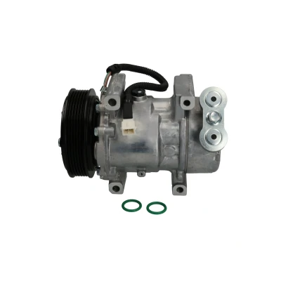 Abbildung von BOSCH 1 986 AD1 208 Kompressor 12V PAG 46 R134a mit Montageanleitung, Dichtring PEUGEOT: 206 Schrägheck