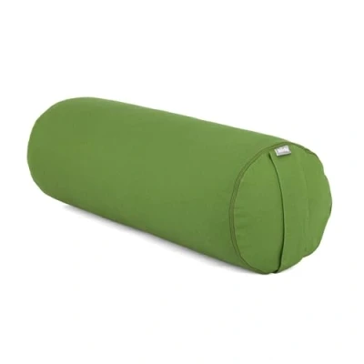 Abbildung von Yoga Bolster (rund) BASIC olive. Dinkelhülsen