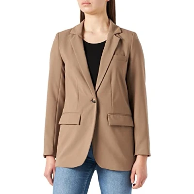 Abbildung von Object Objsigrid L/S NOOS Blazer, Damen, Größe: 44, Fossil