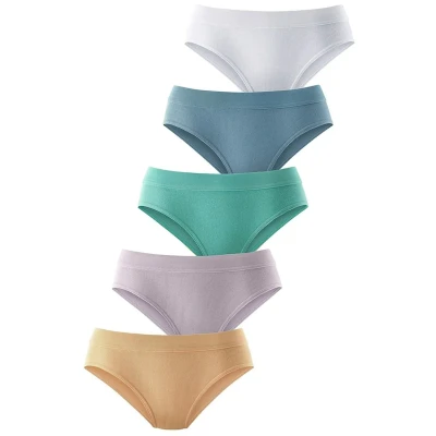 Abbildung von Lascana 5 PACK Slip, Damen, Größe: 42, Pastell