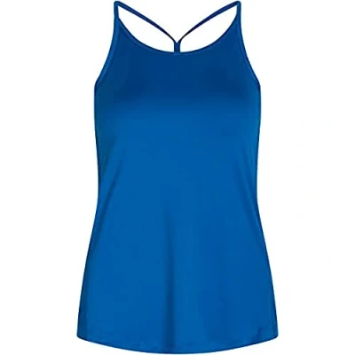 Abbildung von Zebdia Damen Women Sports Strap Top Blue T Shirt, Blau, XXL EU