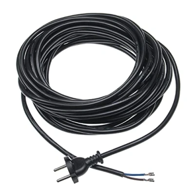 Abbildung von vhbw Stromkabel kompatibel mit Kärcher T15/1, T201, T191, WD3 200, T7/1, T9/1 Staubsauger 10 m Kabel 2000 W