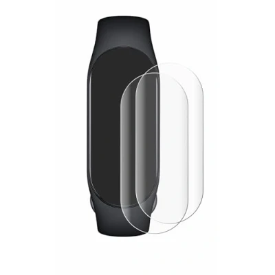 Abbildung von BROTECT 2 Stück Full Cover Schutzfolie für Xiaomi Mi Smart Band 7 Screen Displayschutz Folie [3D Curved, Anti Fingerprint, Kristall Klar]