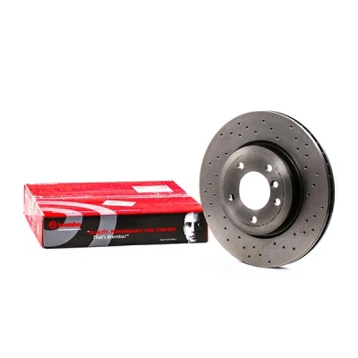 Abbildung von BREMBO XTRA LINE 09.8952.1X Bremsscheibe 325 25 5 gelocht/innenbel. beschichtet hochgekohlt mit Schrauben BMW: 3 Limousine, Cabrio, Coupe