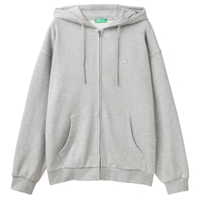 Abbildung von United Colors of Benetton Sweatjacke, Herren, Größe: 2XL, Grey