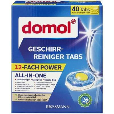 Abbildung von Domol 12 fach Power Spülmaschinentabs (40 Tabs, ALL IN ONE)