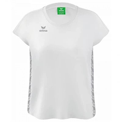 Abbildung von Erima TEAM Essential Sport Tshirt, Damen, Größe: 42, Weissgrau