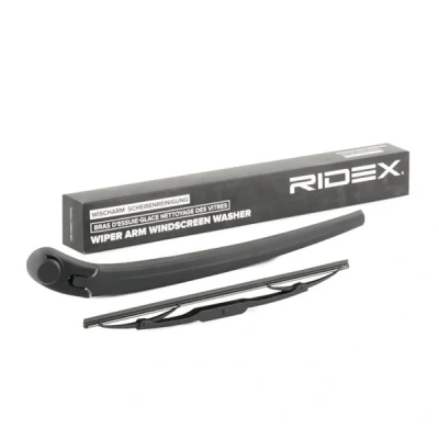 Abbildung von Wischarm, Scheibenreinigung Ridex 301W0130 hinten mit Kappe, integriertem Wischblatt SEAT: Altea, Ibiza 3 Schrägheck, Altea XL