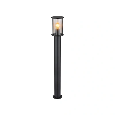 Abbildung von Wegeleuchte Gracey, Höhe 100 cm, schwarz, Edelstahl, IP54