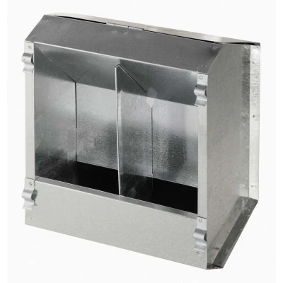Abbildung von Kerbl Futterautomat f. Kaninchen 2 Freßplätze aus Metall 3L