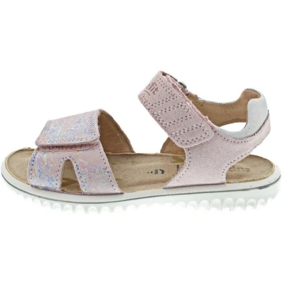Abbildung von Superfit Sparkle Riemensandalette für Kinder, Größe: 29, Rosa/silber Schuhe