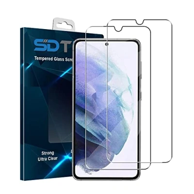 Abbildung von SDTEK *2 Pack Schutzglas Kompatibel mit Samsung Galaxy S23, Glas Glasfolie Hartglas Folie Tempered Glass Screen Protector Schutzfolie Displayschutzglas (Fingerabdruck Entsperrung kompatibel)