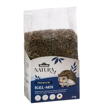 Abbildung von Dehner Natura Premium Igelfutter, Igel Mix, Alleinfutter für Igel, proteinreich / getreidefrei natürliche Ernährung, 2 kg