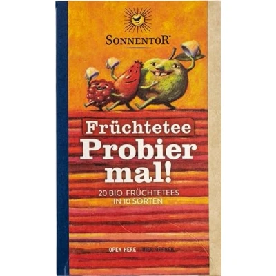 Abbildung von Sonnentor Bio Früchtetee Probier mal (6 x 49,40 gr)