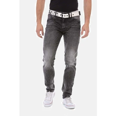 Abbildung von Cipo &amp; Baxx Jeans Slim Fit, Herren, Größe: 29x32, Anthracite