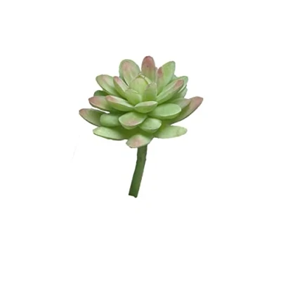Abbildung von artplants.de Deko Sedum rubrotinctum AOLUO auf Steckstab, grün rot, 16 cm Sukkulent künstlich