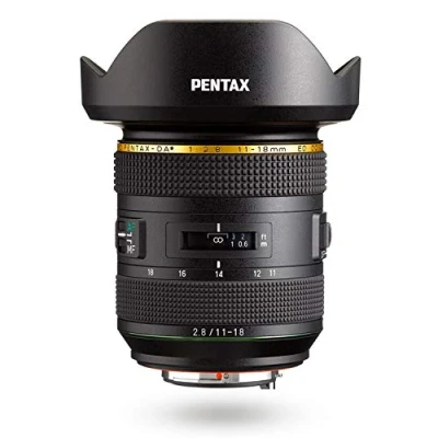 Abbildung von HD PENTAX DA* 11 18 mmF2.8ED DC AW Ultraweitwinkel Zoomobjektiv 17 27,5 mm (entspricht 35 Format) Wetterbeständig (All Weather, AW) Extra scharfe, kontrastreiche Bilder Frei von Streulicht