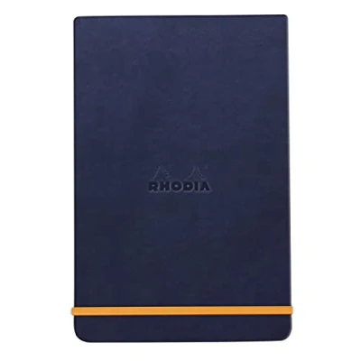 Abbildung von Rhodia 194390C Notizbuch Webnotepad DIN A5, 96 Blatt abtrennbar liniert 90 g, 1 Stück, Nachtblau