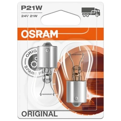 Abbildung von OSRAM ORIGINAL LINE 7511 02B Glühlampe, Blinkleuchte 24 21 P21W MAN: TGM, M 2000 M, TGX, MERCEDES BENZ: T2/LN1 Kasten / Kombi, ATEGO 2, Vario Kipper