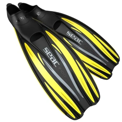 Abbildung von Seac F100 Pro, sehr leichte Taucherflosse mit Fussteil. Ideal fuers Tauchen und Schnorcheln