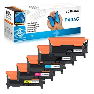 Abbildung von LOSMANN Toner Kompatibel für Samsung P404 CLT P404C 404S K404S C404S M404S Y404S for Xpress SL C430W C480FW C480W C480 C430 C480FN C433 (5er Pack)