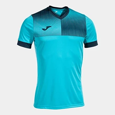 Abbildung von Joma Kurzarmshirt Frau Eco Supernova neon türkis Marineblau