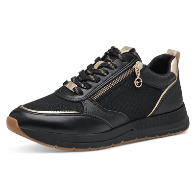 Abbildung von Tamaris Sneaker low, Damen, Größe: 38, Black comb Schuhe