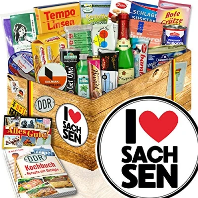 Abbildung von I Love Sachsen/Geschenkset Sachsen/Geschenk DDR Spezialitäten