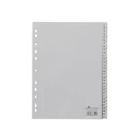 Abbildung von Durable Hunke &amp; Jochheim Register 1 31 (PP DIN A4 215/230 x 297 mm) Blatt grau