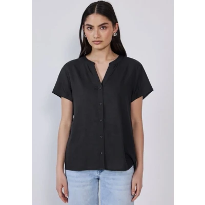 Abbildung von Street One Studio MIT Raffungen Bluse, Damen, Größe: 44, Schwarz