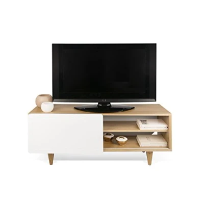 Abbildung von TemaHome Nyla Lowboard, eiche und weiss, 120 x 34 50 cm