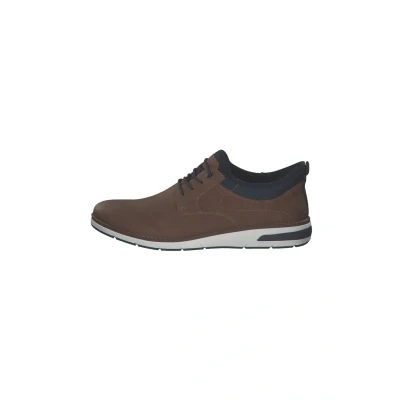 Abbildung von Rieker Sportlicher Schnürer, Herren, Größe: 40, Mandel navy Schuhe