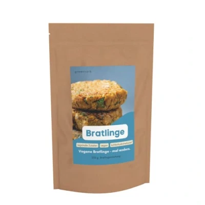 Abbildung von Greencarb® Bratlingsmischung (250g) Bratlinge Lower Carb Brot und Bratmischung Nur 4,06 g Kohlenhydrate auf 100 Vegane Ballaststoffreich