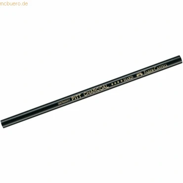 Abbildung von FABER CASTELL 117403 Kohlestift PITT fettfrei, schwarz soft