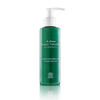 Abbildung von M. Asam Beauty Naturals REINIGUNGSMILCH (150ml) entfernt Make Up &amp; Verunreinigungen spendet intensive Feuchtigkeit, zertifizierte Naturkosmetik in nachhaltiger Verpackung, vegane Gesichtspflege