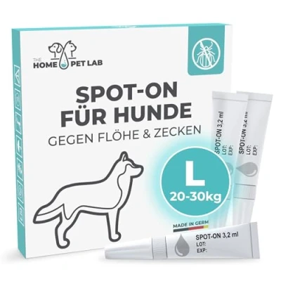 Abbildung von Spot On Zecken und Floh Schutz für Hunde (L: 20 30 kg), Effektiver Zeckenschutz den Hund, 3 Monate Langzeitwirkung gegen