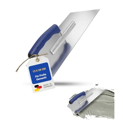 Abbildung von Karl Dahm Zahnkelle Dahm® Profi Glättekelle 13 x 28 cm Rostfreier Edelstahl