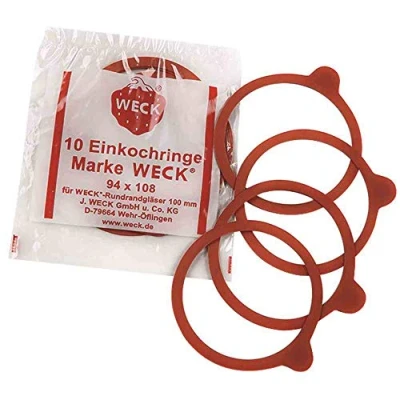 Abbildung von WECK Vorratsdose Weckringe/Einkochringe 10 cm Stk., Naturkautschuk
