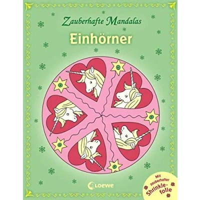 Abbildung von Zauberhafte Mandalas Einhörner: mit Shrinkles Ausmalbuch für Mädchen und Jungen ab 5 Jahre
