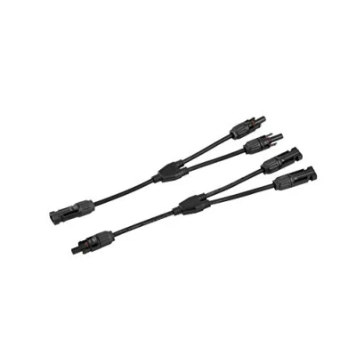 Abbildung von enjoy solar 1 paar Solarstecker Y Verteiler 2 Fach mit Kabelverlängerung für Parallelschaltung Solarmodul
