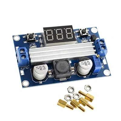 Abbildung von Hailege LTC1871 DC Step Up Booster Spannungsregler Konverter 3 35V auf 3,5 mit LED Voltmeter Modul Netzteil