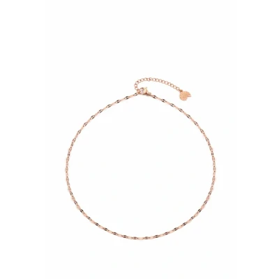 Abbildung von Hey Happiness Delicate Choker Halskette, Damen, Größe: One Size, Rosegoldfarben