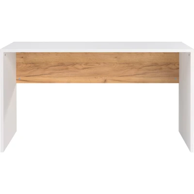 Abbildung von andas Schreibtisch &quot;Njavve Wangenschreibtisch mit Knieblende&quot;, frei im Raum stellbar, Breite 140 cm, Made in Germany