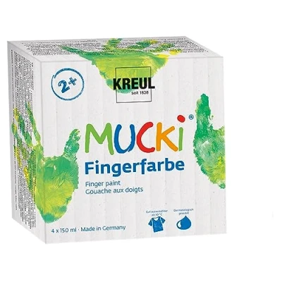 Abbildung von MUCKI Fingerfarben 4er Set