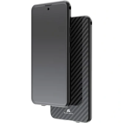 Abbildung von Black Rock Carbonhülle Robust Case Real Carbon Hülle Passend für Samsung Galaxy A54 5G I Karbon Handyhülle, Fiber Cover, (Schwarz)