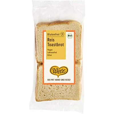 Abbildung von Werz Reis Toastbrot, glutenfrei, 2er pack (2 x 250g)