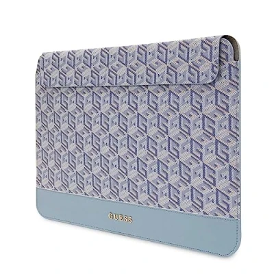 Abbildung von CG MOBILE Guess Laptophülle GCUBE mit Streifen, 35,6 cm (14 Zoll), universelle Kompatibilität, Blau