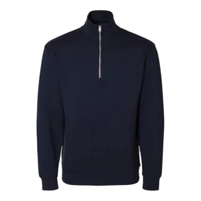 Abbildung von SELECTED HOMME Sweatshirt &quot;SLHEMANUEL SOFT ZIP HIGH NECK SWEAT NOOS&quot;