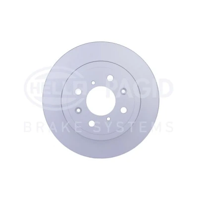 Abbildung von HELLA PRO 8DD 355 111 591 Bremsscheibe 253 17 04/08 100 innenbelüftet beschichtet ohne Radbefestigungsbolzen, Radnabe